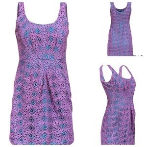 Anthropologie Tracy Reese Dress Women’s Lilac Lace w/ Teal Lining NWT